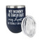 Aunt Quotes and Sayings Stainless Wine Tumblers - Navy - Double Sided - Alt View