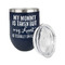 Aunt Quotes and Sayings Stainless Wine Tumblers - Navy - Single Sided - Alt View