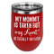 Aunt Quotes and Sayings Stainless Wine Tumblers - Red - Single Sided - Front