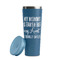 Aunt Quotes and Sayings Steel Blue RTIC Everyday Tumbler - 28 oz. - Lid Off