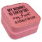 Aunt Quotes and Sayings Travel Jewelry Boxes - Leather - Pink - Angled View