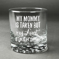 Aunt Quotes and Sayings Whiskey Glass - Engraved