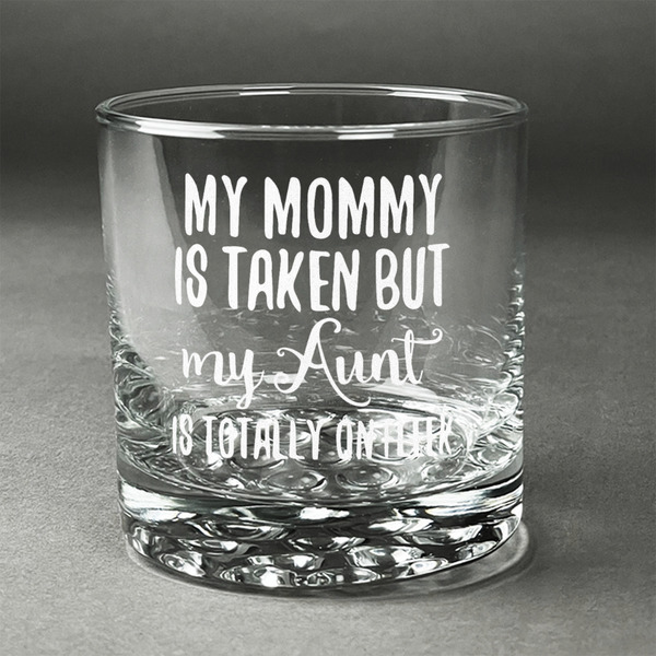 Custom Aunt Quotes and Sayings Whiskey Glass - Engraved
