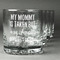 Aunt Quotes and Sayings Whiskey Glasses Set of 4 - Engraved Front