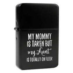 Aunt Quotes and Sayings Windproof Lighter - Black - Double Sided