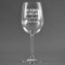 Aunt Quotes and Sayings Wine Glass - Main/Approval