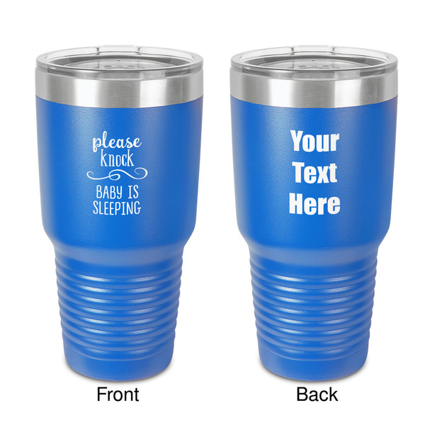 Custom Baby Quotes 30 oz Stainless Steel Tumbler - Royal Blue - Double-Sided