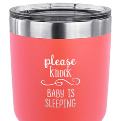 Baby Quotes 30 oz Stainless Steel Tumbler - Coral - Double Sided