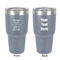 Baby Quotes 30 oz Stainless Steel Tumbler - Grey - Double-Sided