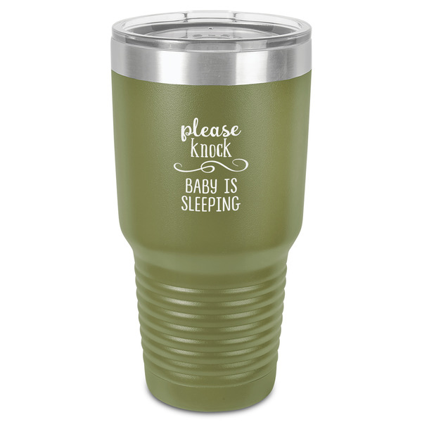 Custom Baby Quotes 30 oz Stainless Steel Tumbler - Olive - Single-Sided