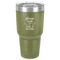 Baby Quotes 30 oz Stainless Steel Ringneck Tumbler - Olive - Front