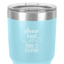 Baby Quotes 30 oz Stainless Steel Tumbler - Teal - Double-Sided