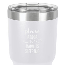 Baby Quotes 30 oz Stainless Steel Tumbler - White - Single-Sided
