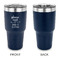 Baby Quotes 30 oz Stainless Steel Ringneck Tumblers - Navy - Single Sided - APPROVAL