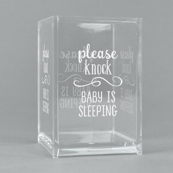 Custom Baby Quotes Acrylic Pen Holder