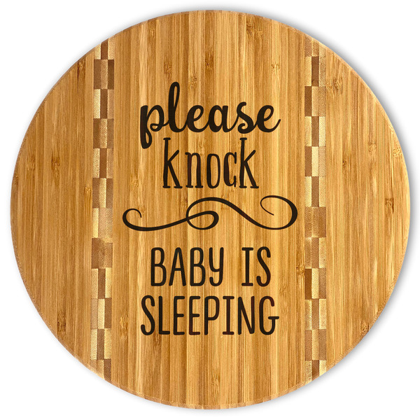 Custom Baby Quotes Bamboo Cutting Board