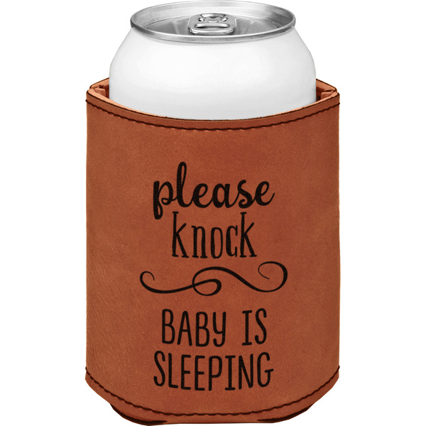 Custom Baby Quotes Leatherette Can Sleeve - Double Sided (Personalized)