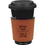 Baby Quotes Leatherette Cup Sleeve - Single Sided