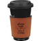 Baby Quotes Cognac Leatherette Mug Sleeve - Front