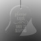 Baby Quotes Engraved Glass Ornament - Bell