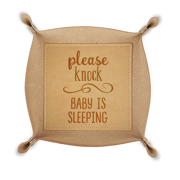 Custom Baby Quotes Genuine Leather Dice Tray