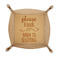 Baby Quotes Genuine Leather Valet Trays - FRONT (folded)