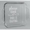 Baby Quotes Glass Cake Dish - 8in x 8in