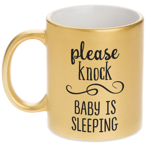 Custom Baby Quotes Metallic Mug