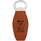 Baby Quotes Leatherette Bottle Opener - Double Sided