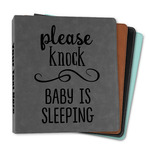Baby Quotes Leather Binder - 1"