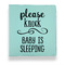 Baby Quotes Leather Binders - 1" - Teal - Front View