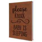 Baby Quotes Leather Sketchbook