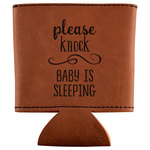 Baby Quotes Leatherette Can Sleeve