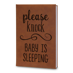 Baby Quotes Leatherette Journal - Large - Double Sided