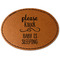 Baby Quotes Leatherette Patches - Oval