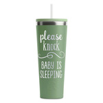 Baby Quotes RTIC Everyday Tumbler with Straw - 28oz - Light Green - Single-Sided