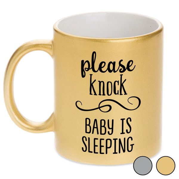 Baby Quotes Metallic Mugs