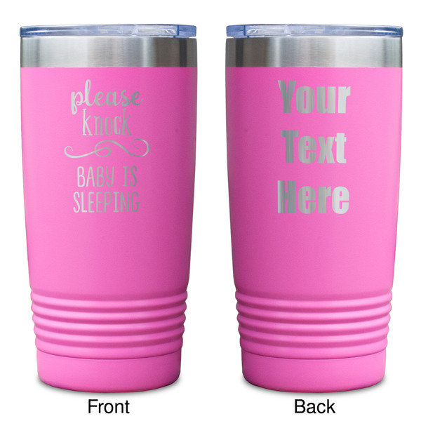 Baby Quotes Pink Polar Camel Tumbler - 20oz - Double Sided - Approval