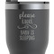 Baby Quotes RTIC Tumbler - Black - Close Up