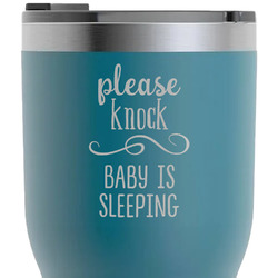 Baby Quotes RTIC Tumbler - Dark Teal - Laser Engraved - Double-Sided