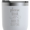 Baby Quotes RTIC Tumbler - White - Close Up