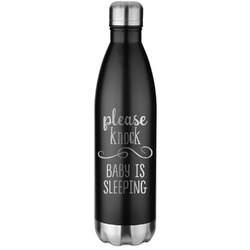 Baby Quotes Water Bottle - 26 oz. Stainless Steel - Laser Engraved