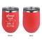 Baby Quotes Stainless Wine Tumblers - Coral - Single Sided - Approval