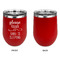 Baby Quotes Stainless Wine Tumblers - Red - Single Sided - Approval