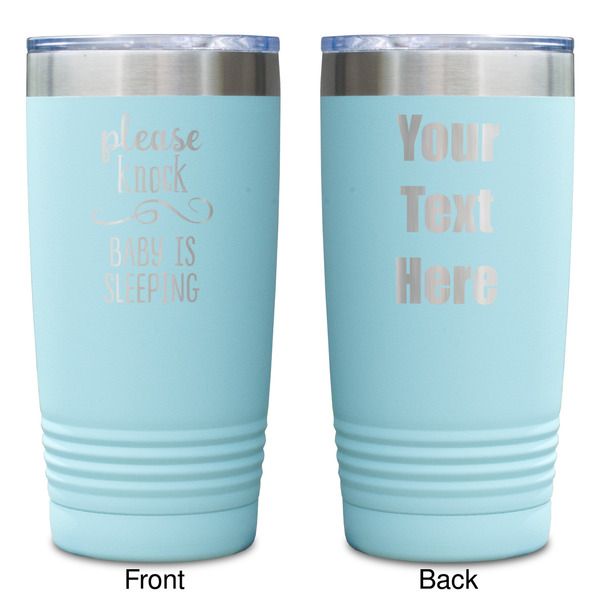 Baby Quotes Teal Polar Camel Tumbler - 20oz -Double Sided - Approval