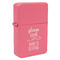 Baby Quotes Windproof Lighter - Pink - Single Sided