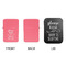 Baby Quotes Windproof Lighters - Pink, Single Sided, w Lid - APPROVAL