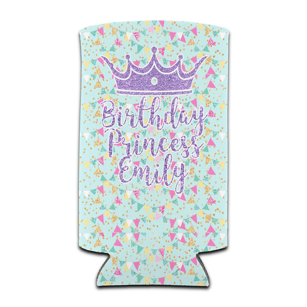 Custom Birthday Princess Can Cooler (tall 12 oz) (Personalized)