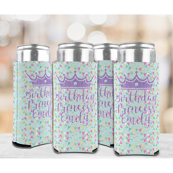 Birthday Princess 12oz Tall Can Sleeve - Set of 4 - LIFESTYLE