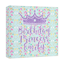 Birthday Princess Canvas Print - 12x12 (Personalized)